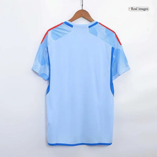 GAVI #9 Spain Away Soccer Jersey 2022 – Fan Version – badge and fabric details