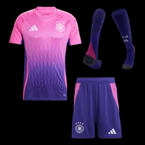 germany-away-soccer-jersey-kit-jersey-shorts-socks-euro-fan-version-01 Germany Away Soccer Jersey Kit(Jersey+Shorts+Socks) Euro β Fan Version β front view
