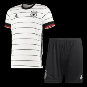 Germany Home Soccer Jersey Kit(Jersey+Shorts+Socks) 2020 – Fan Version – front view