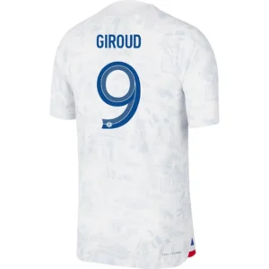GIROUD #9 France Away Soccer Jersey 2022 – Player Version – front view