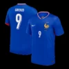 GIROUD #9 France Home Soccer Jersey Euro – Fan Version – front view