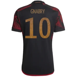 GNABRY #10 Germany Away Soccer Jersey 2022 – Fan Version – front view