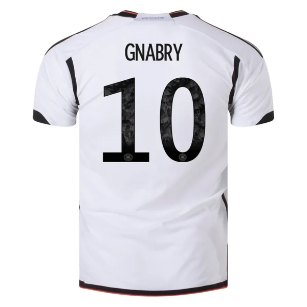 GNABRY #10 Germany Home Soccer Jersey 2022 – Fan Version – front view