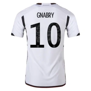 GNABRY #10 Germany Home Soccer Jersey 2022 – Player Version – front view