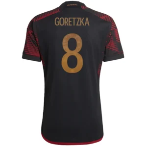 GORETZKA #8 Germany Away Soccer Jersey 2022 – Fan Version – front view