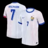 GRIEZMANN #7 France Away Soccer Jersey Euro – Fan Version – front view