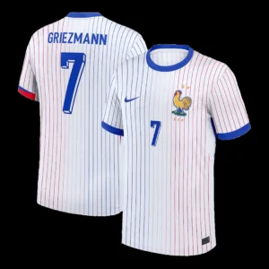 GRIEZMANN #7 France Away Soccer Jersey Euro – Fan Version – front view