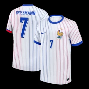 GRIEZMANN #7 France Away Soccer Jersey – Fan Version – front view