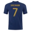 GRIEZMANN #7 France Home Soccer Jersey 2022 – Player Version – front view