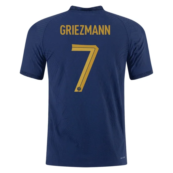 GRIEZMANN #7 France Home Soccer Jersey 2022 – Player Version – front view