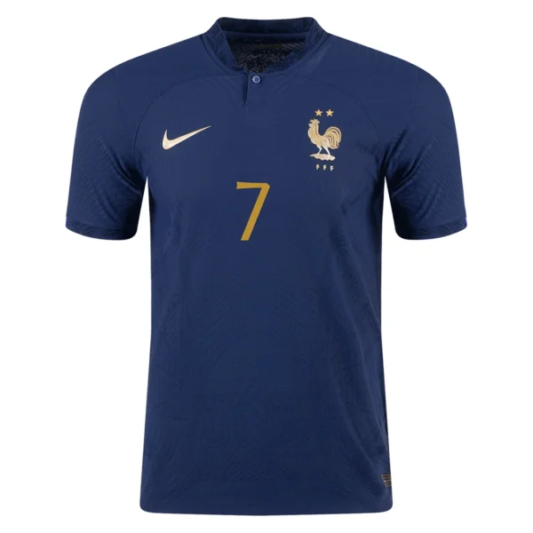 GRIEZMANN #7 France Home Soccer Jersey 2022 – Player Version – back view