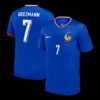 GRIEZMANN #7 France Home Soccer Jersey Euro – Fan Version – front view