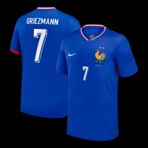 GRIEZMANN #7 France Home Soccer Jersey – Fan Version – front view