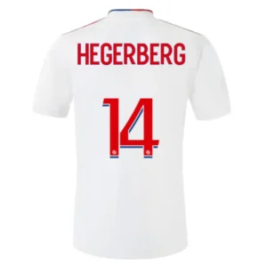 HEGERBERG #14 Olympique Lyonnais Home Soccer Jersey 2021/22 – Fan Version – front view