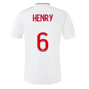 HENRY #6 Olympique Lyonnais Home Soccer Jersey 2021/22 – Fan Version – front view