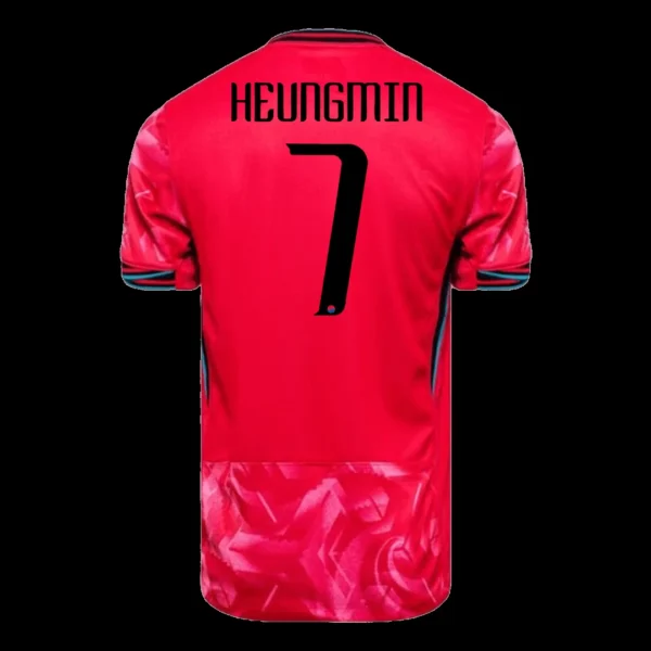 HEUNGMIN #7 South Korea Home Soccer Jersey – Fan Version – jersey details