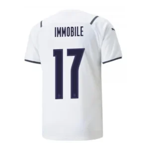immobile-17-italy-away-soccer-jersey-2021-fan-version-120645-01 IMMOBILE #17 Italy Away Soccer Jersey 2021 โ Fan Version โ front view