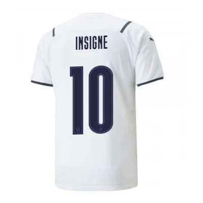 INSIGNE #10 Italy Away Soccer Jersey 2021 – Fan Version – front view