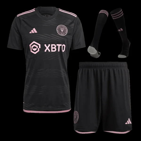 Inter Miami CF Away Soccer Jersey Kit(Jersey+Shorts+Socks) 2023 – Fan Version – front view