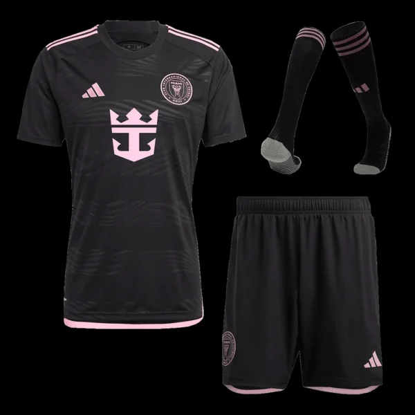 Inter Miami CF Away Soccer Jersey Kit(Jersey+Shorts+Socks) – Fan Version – front view