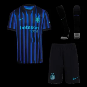 inter-milan-home-soccer-jersey-kit-jersey-shorts-socks-2025-26-fan-version-01 Inter Milan Home Soccer Jersey Kit(Jersey+Shorts+Socks) 2025/26 โ Fan Version โ front view