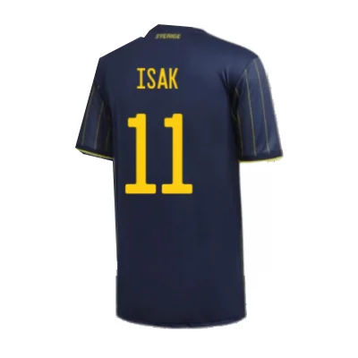 isak-11-sweden-away-2020-fan-version-129014-01 ISAK #11 Sweden Away 2020 β Fan Version β back view