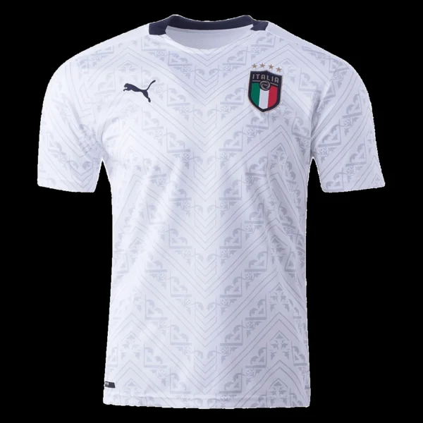 Italy Away Soccer Jersey 2020 – Fan Version – front view