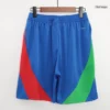 Italy Away Soccer Shorts Euro – Fan Version – badge and fabric details