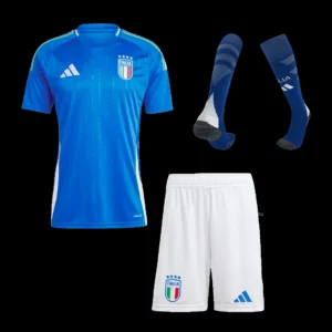 italy-home-soccer-jersey-kit-jersey-shorts-socks-euro-fan-version-01 Italy Home Soccer Jersey Kit(Jersey+Shorts+Socks) Euro โ Fan Version โ front view
