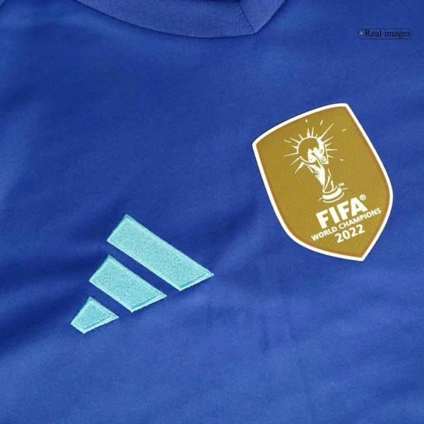 J.ALVAREZ #9 Argentina Away Soccer Jersey – Fan Version – badge and fabric details