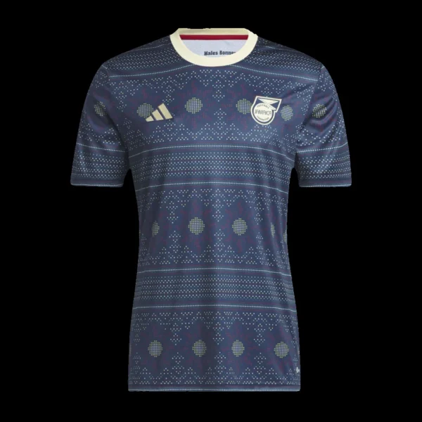 Jamaica Pre-Match Soccer Jersey 2023 – Fan Version – front view