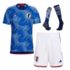 Japan Home Soccer Jersey Kit(Jersey+Shorts+Socks) 2022 – Fan Version – back view