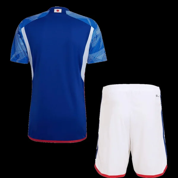 Japan Home Soccer Jersey Kit(Jersey+Shorts+Socks) 2022 – Fan Version – badge and fabric details