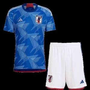 japan-home-soccer-kit-jersey-shorts-2022-fan-version-191976-01 Japan Home Soccer Kit โ Jersey + Shorts 2022 โ Fan Version โ front view