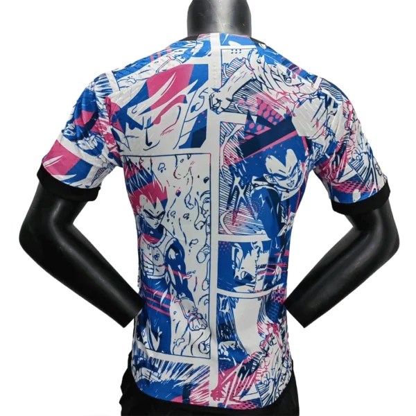 Japan X Dragon Ball Special Edition Soccer Jersey 2022 – Player Version – back view