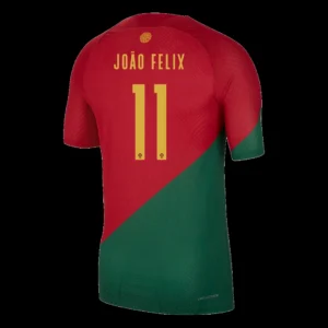JOÃO FÉLIX #11 Portugal Home Soccer Jersey 2022 – Player Version – front view
