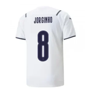 JORGINHO #8 Italy Away Soccer Jersey 2021 – Fan Version – front view