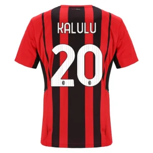 kalulu-20-ac-milan-home-soccer-jersey-2021-22-fan-version-116185-01 KALULU #20 AC Milan Home Soccer Jersey 2021/22 โ Fan Version โ front view