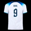 KANE #9 England Home Soccer Jersey 2022 – Fan Version – front view