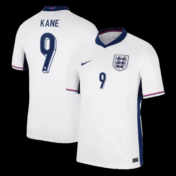 KANE #9 England Home Soccer Jersey Euro – Fan Version – front view