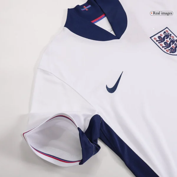KANE #9 England Home Soccer Jersey Euro – Fan Version – badge and fabric details
