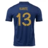 KANTE #13 France Home Soccer Jersey 2022 – Fan Version – front view