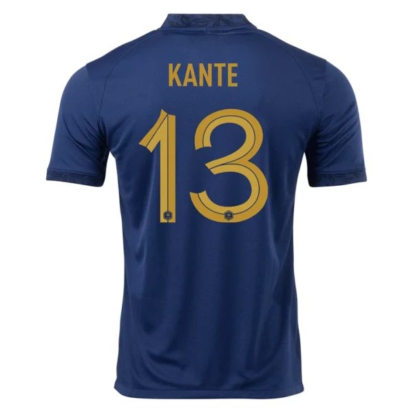 KANTE #13 France Home Soccer Jersey 2022 – Fan Version – front view