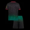 Kid’s AC Milan Fourth Away Soccer Kit – Jersey + Shorts – Fan Version – back view