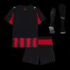 Kid’s AC Milan Home Soccer Jersey Kit(Jersey+Shorts+Socks) 2025/26 – Fan Version – back view