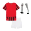 kid-s-ac-milan-home-soccer-jersey-kit-jersey-shorts-socks-fan-version-02 Kid’s AC Milan Home Soccer Jersey Kit(Jersey+Shorts+Socks) β Fan Version β back view