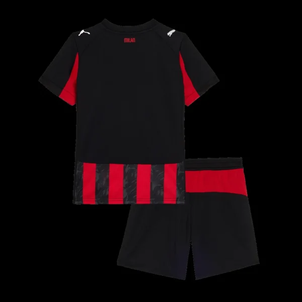 kid-s-ac-milan-home-soccer-kit-jersey-shorts-2025-26-fan-version-02 Kid’s AC Milan Home Soccer Kit β Jersey + Shorts 2025/26 β Fan Version β back view