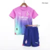 Kid’s AC Milan Third Away Soccer Kit – Jersey + Shorts 2023/24 – Fan Version – back view