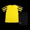 Kid’s Al Ittihad Saudi Home Soccer Kit – Jersey + Shorts 2022/23 – Fan Version – back view