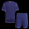 Kid’s Argentina Away Soccer Kit – Jersey + Shorts 2022 – Fan Version – back view
